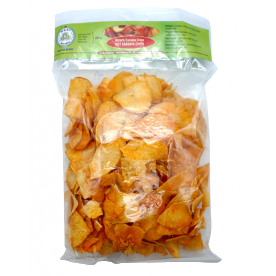 Amutha Hot Cassava Chips 200gm