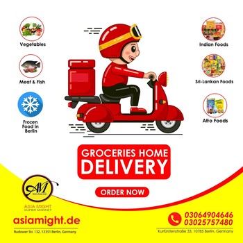 Now we are Online. Clink the link for Order 👉https://asiamight.de/en/ Stay home & Order Online we bring your all groceries to your Home. We deliver all over the Germany. 
✅African Foods
✅Indian Food
✅Sri-Lankan Foods
✅Meat & Fish
✅Fresh vegetables & fruits
✅Frozen Food only in Berlin
🙌🥳

#grocerysgopping #frozenfood #fish #getgrocery #vegetables #groceriesingermany #germanyfood #afrofood #healthy #vegan #afrofood #africaningermany #indianingermany #asianshop #asingrocery #africangrocery #berlinfood #africansinberlin #indiangrocery #deliveryservice #deliveryinberlin #groceriesdelivery #internationale #lebensmittel #internationalelebensmittel